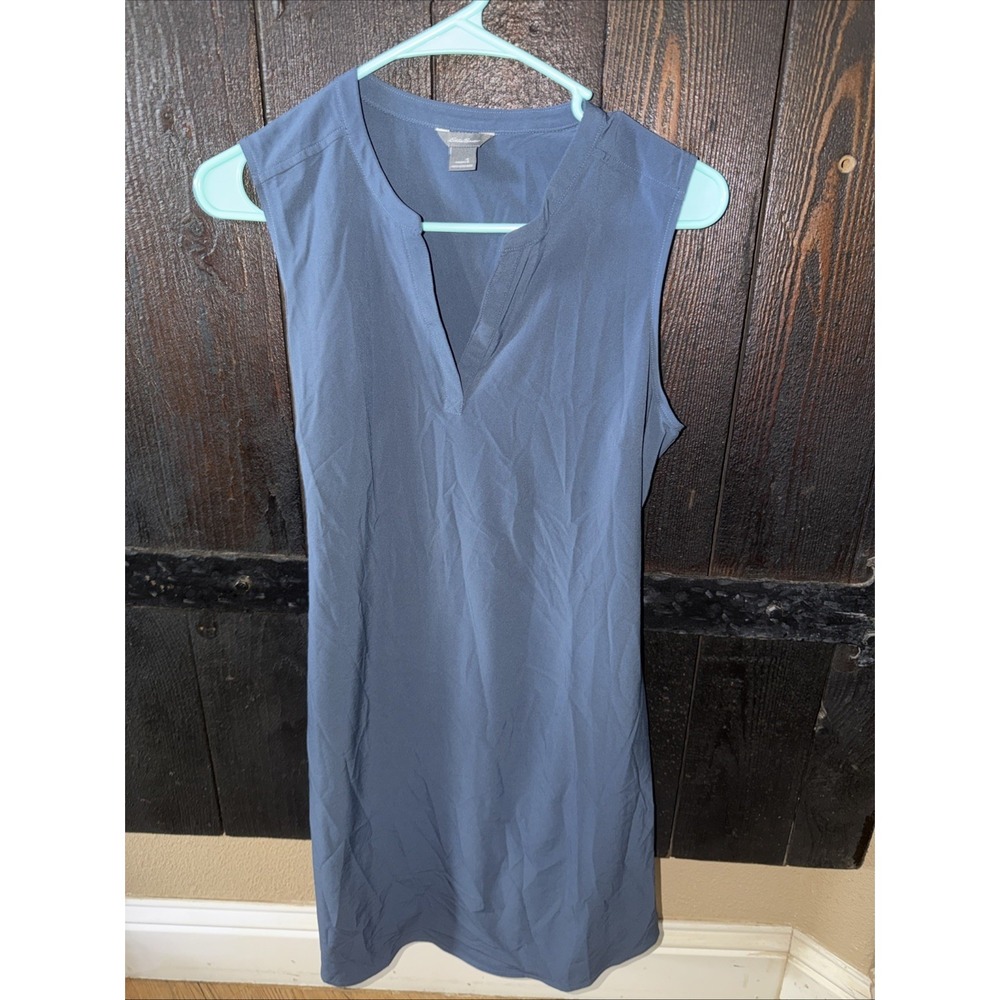 Eddie Bauer Athletic Dress Womens Size Small Blue Quick Dry Golf Mid Length I